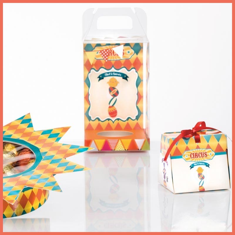 Kit Circus - Packaging ludique pour Pâques - Graphisme ambiance Cirque Kit Circus - Packaging ludique pour Pâques - Graphisme ambiance Cirque