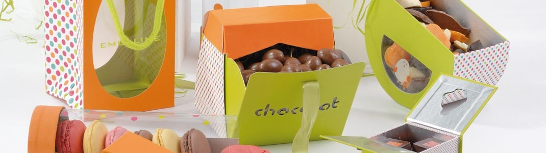 Collection d'emballage alimentaire pour pâques en promo - Plumettis