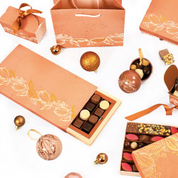 Zélie pliante "Terracotta" - Packaging luxe pour chocolats - Embaline