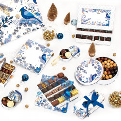 Molière aimantée "Toile de Jouy" - Packaging de luxe pour vos chocolats