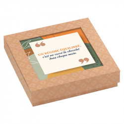 ﻿Packaging humoristique sur le thème du chocolat - Carte Caméléon B-15