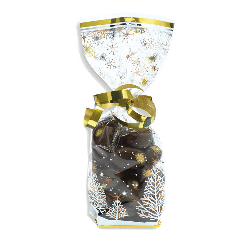 Sachet " Noël scintillant " - Packaging pour chocolatiers/pâtissiers