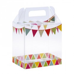 Packaging alimentaire transparent - Baggy Poule Farandole pour Pâques
