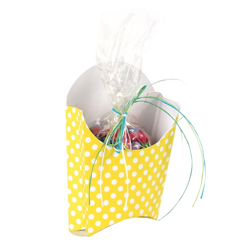Packaging alimentaire chocolatiers confiseurs - Memphis Pâques Jaune Packaging alimentaire chocolatiers confiseurs - Memphis Pâques Jaune