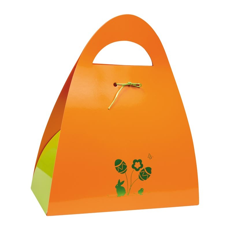 Packaging alimentaire sac personnalisable - Ursule Pâques Orange Packaging alimentaire sac personnalisable - Ursule Pâques Orange