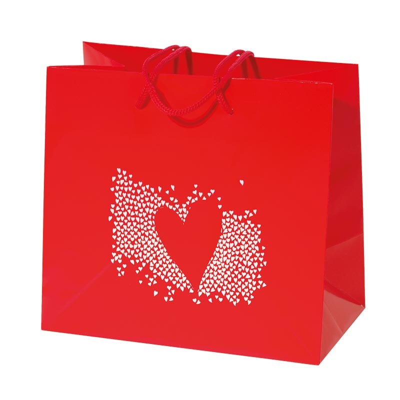 Sac Cabas Rouge Alchimie - Packaging Saint-Valentin Sac Cabas Rouge Alchimie - Packaging Saint-Valentin