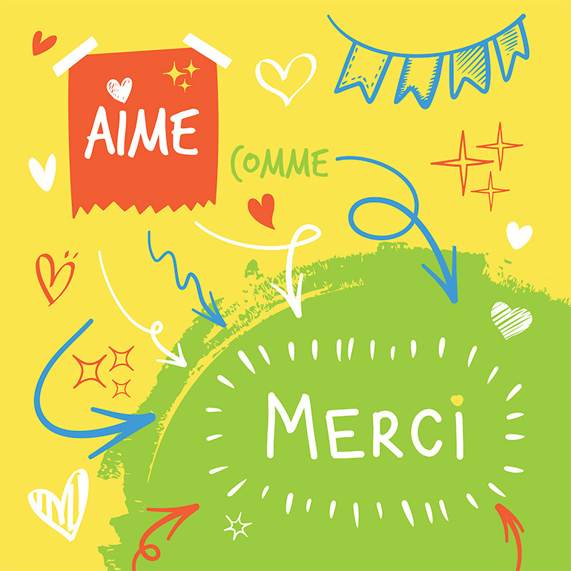 Packaging personnalisé - Carte Caméléon I-73 pour célébrer avec des chocolats, dire merci aux gens qui comptent