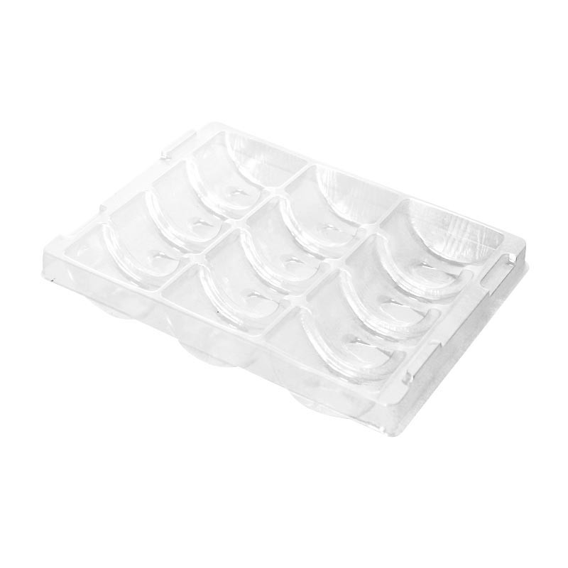 Gouttière / Alvéole Transp. pour Boîte Macarons : Ces Gouttières et Alvéoles transparentes conviennent pour nos magnifiques collections de boites macarons "Aquarelle" et "Acidulées".