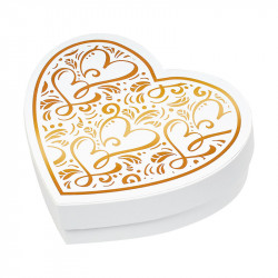 Boîte Cœur collection Confidence Saint Valentin et mariages - Packaging chocolat pour Saint-Valentin - Embaline