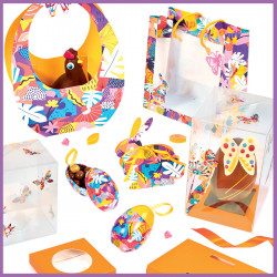 Kit pour l'emballage des chocolats de Pâques avec la collection Papillon - Packaging chocolat pour Pâques 2024 avec Embaline