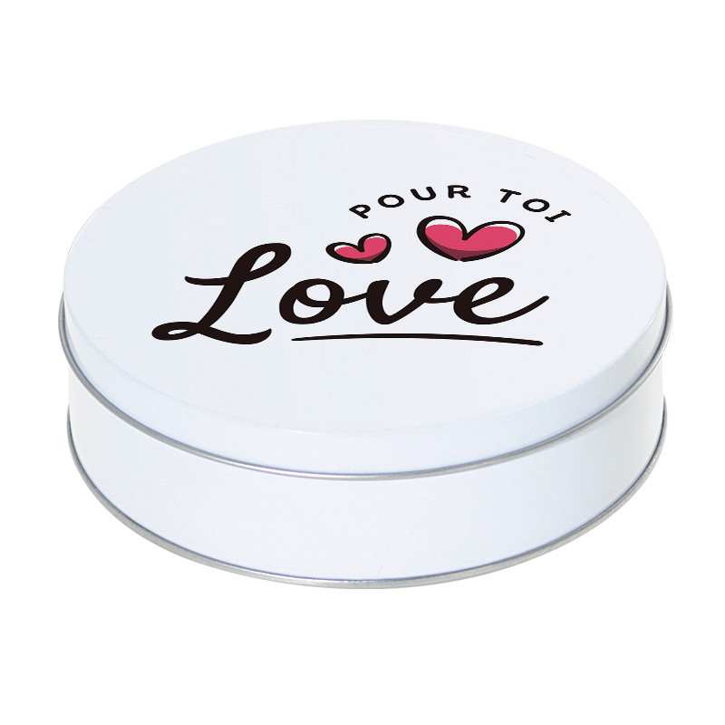 Boîte ronde empilable métallique Caméléon I-98 - Thème : événements !