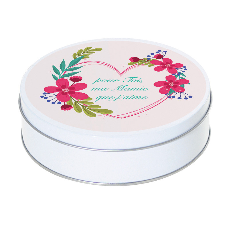 Boîte ronde empilable métallique Caméléon I-102 - Thème : événements !