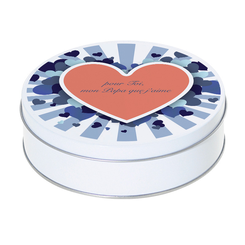 Boîte ronde empilable métallique Caméléon I-103 - Thème : événements !