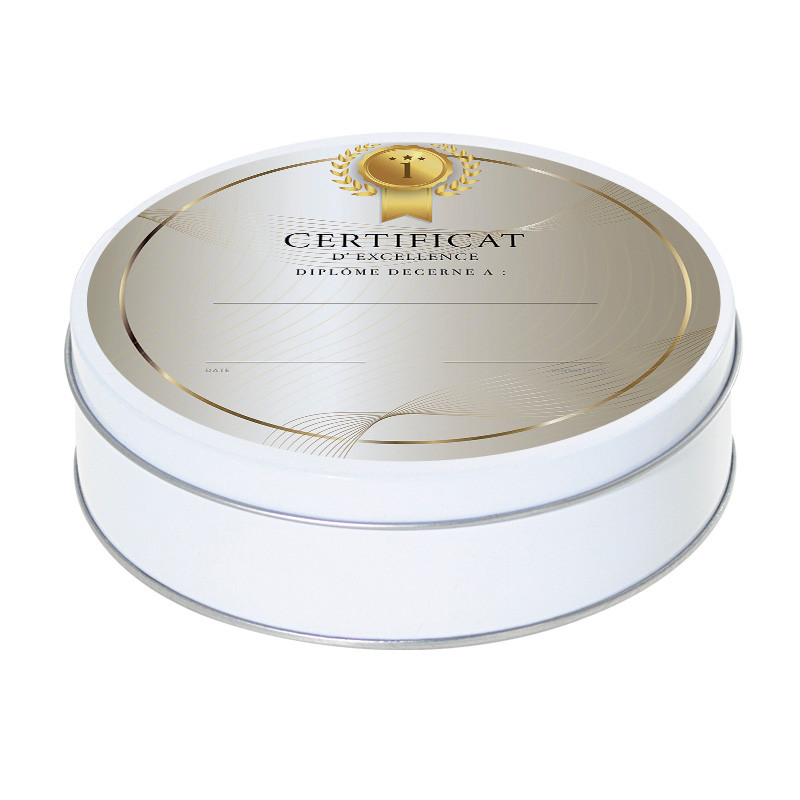 Boîte ronde empilable métallique Caméléon I-104 - Thème : événements !