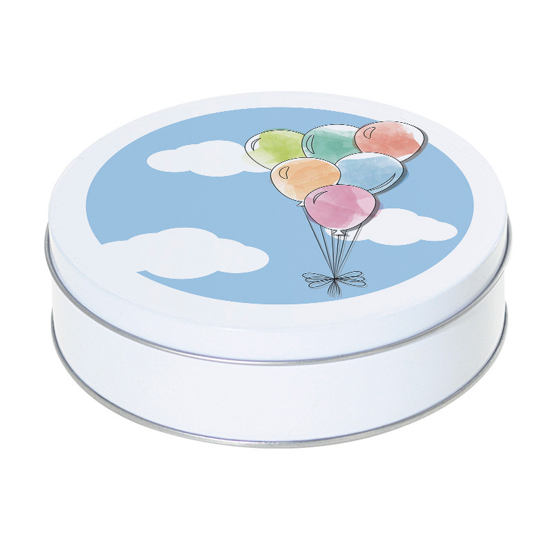 Boîte ronde empilable métallique Caméléon I-106 - Thème : événements !