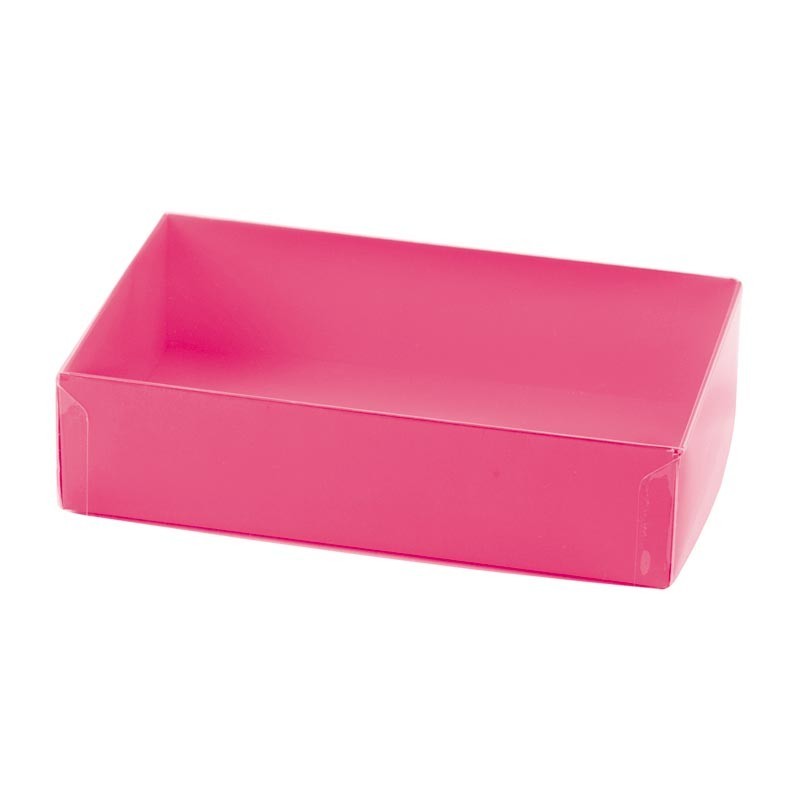 Emballage alimentaire pour pâtissiers - Boîte 16 macarons Fuchsia Emballage alimentaire pour pâtissiers - Boîte 16 macarons Fuchsia