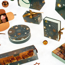 Packaging Rabelais "Céleste" Embaline - Boîte ronde pour chocolatiers
