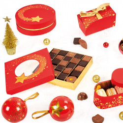 Ballotin Ruban "Poussière d'Étoiles" - Packaging  pour chocolatiers !