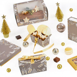 Ballotin Ruban "Make a Wish" - Packaging  de Noël pour chocolatiers !