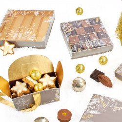 Ballotin Ruban "Make a Wish" - Packaging  de Noël pour chocolatiers !