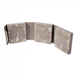 Calendrier triptyque "Make a Wish" - Packaging luxe pour chocolatiers