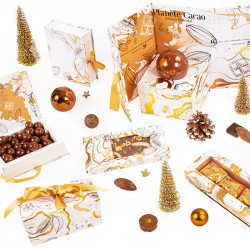 Ballotin Ruban "Planète Cacao" - Packaging de fêtes pour chocolatiers