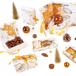 Carnet pour chocolats, collection "Planète Cacao" - Packaging Embaline