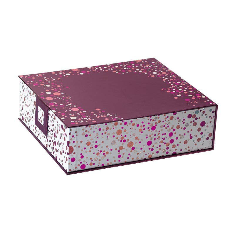 Packaging de luxe pour chocolatiers pour panier garni - Pagnol Happy Confettis
