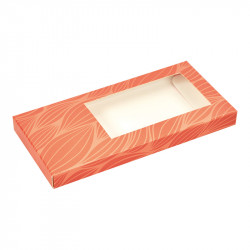 Étui tablette "Blush" (couleur pêche) - Emballage pour chocolatiers exigeants