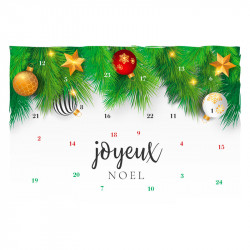 Valisette Calendrier de l'Avent G-29 - Thème "Noël" - Embaline