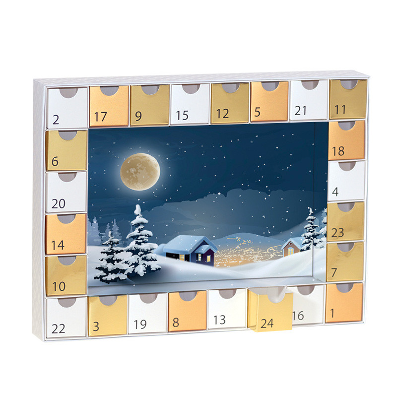 Calendrier de l'Avent Cadre Caméléon® F-19 - Thème "Hiver" - Embaline