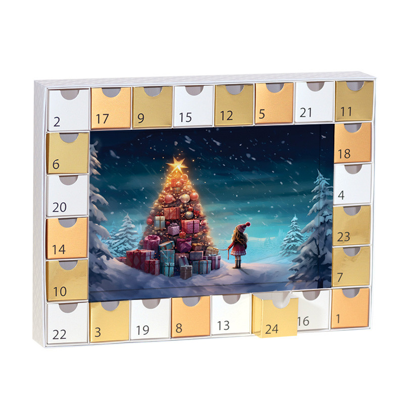 Calendrier de l'Avent Cadre Caméléon® G-57 - Thème "Noël" - Embaline