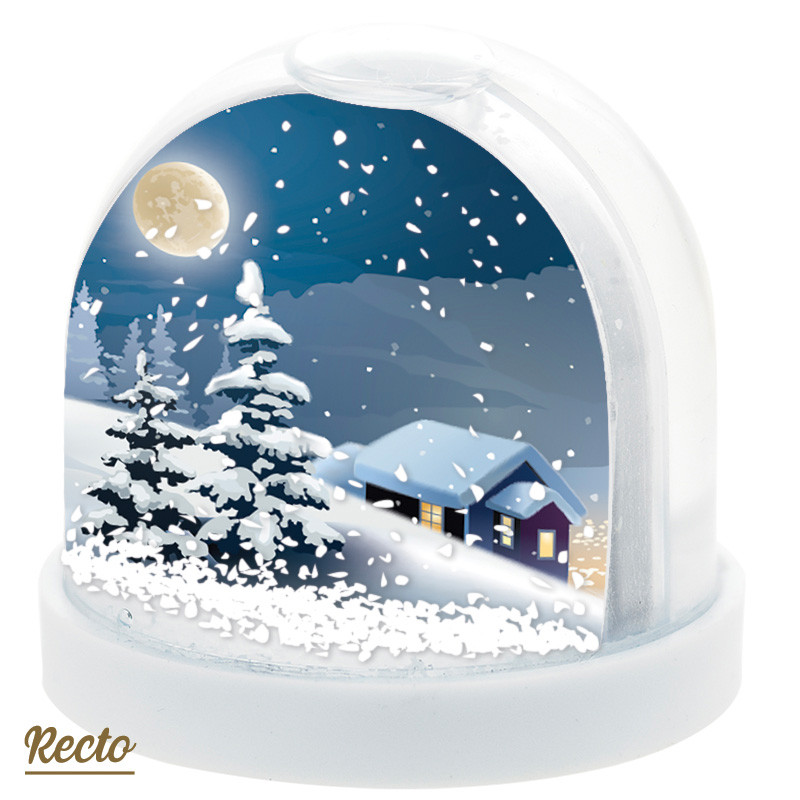 Boule à Neige Caméléon® F-19 accessoire original pour vitrine de Noël