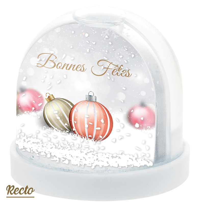 Boule à Neige Caméléon® G-07 accessoire original pour vitrine de Noël