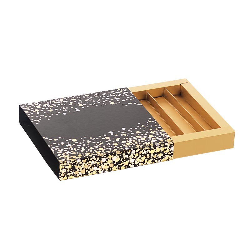 Emballage alimentaire pour chocolatiers pâtissiers et confiseurs - Molière fourreau Paillettes Emballage alimentaire pour chocolatiers pâtissiers et confiseurs - Molière fourreau Paillettes