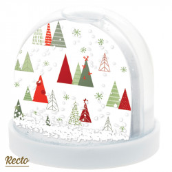Boule à Neige Caméléon® G-08 accessoire original pour vitrine de Noël
