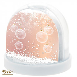 Boule à Neige Caméléon® G-34 accessoire original pour vitrine de Noël