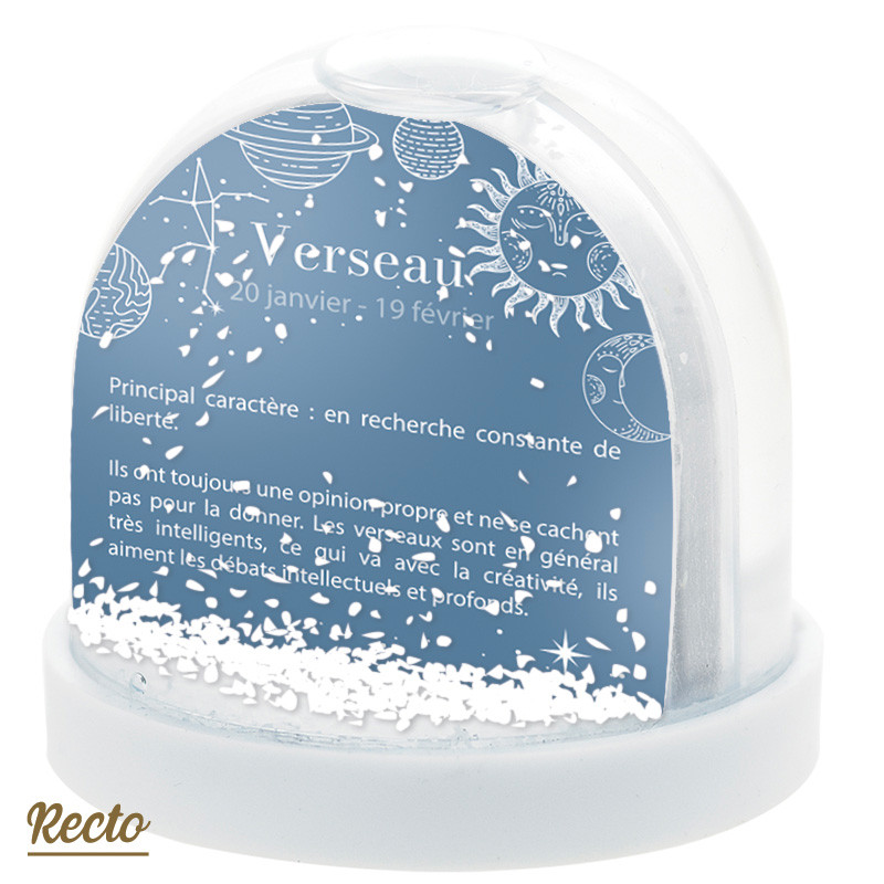 Boule à Neige Caméléon® H-19 Signe VERSEAU - Accessoire original