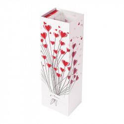 Coffret Rose "Tocade" - Packaging original St-Valentin (rose + chocos)