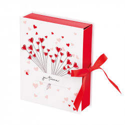 Carnet pour chocolats de St-Valentin, collection "Tocade" - Embaline