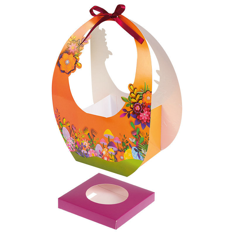 Panier Ovo "Le Lapin d’Alice", packaging pour Œuf de Pâques - Embaline