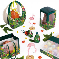 Panoramique Œuf "Garden Party" - Packagings pour chocolats de Pâques