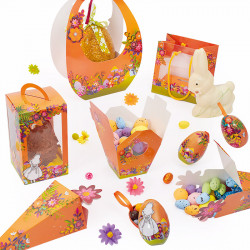 Panier Ovo "Le Lapin d’Alice", packaging pour Œuf de Pâques - Embaline