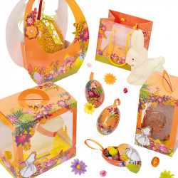 Panier Ovo "Le Lapin d’Alice", packaging pour Œuf de Pâques - Embaline