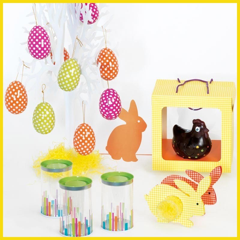 Kit Jeu Vichy - Packaging alimentaire pour chocolatiers à Pâques Kit Jeu Vichy - Packaging alimentaire pour chocolatiers à Pâques