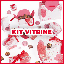 Kit de Packagings St-Valentin de la collection "Romance à l'Anglaise"