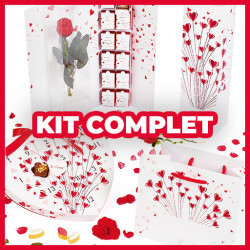 Kit de packagings St-Valentin de la collection "Tocade" à prix réduit