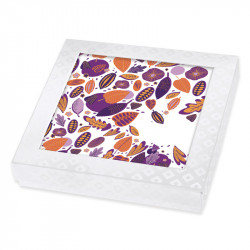 Carte personnalisable Caméléon® - Thème "Boutiques et Chocolat " B-29