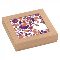 Carte personnalisable Caméléon® - Thème "Boutiques et Chocolat " B-29