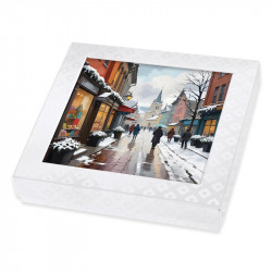 Carte personnalisable Caméléon® dans le thème "Hiver" F-21
